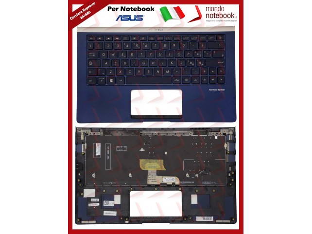 Tastiera con Top Case ASUS ZenBook 13 UX333 [Royal Blue] Italiana (RETROILL)